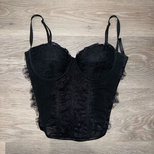 Black Lace corset top